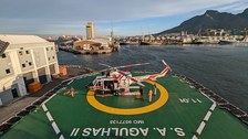 Helikopter auf SA Agulhas II