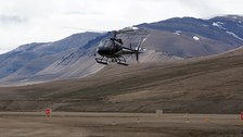 Ankunft Helikopter in Nerlerit Inaat (Constable Pynt)
