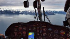 Flug Richtung Küste