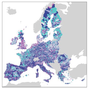 Modellbasierte Landschaftsökologie/Multifunctionality map EU