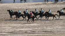 Eindrücke von unserer Exkursion nach Kirgistan im Jahr 2018 – Reiterspiele bei den World Nomad Games