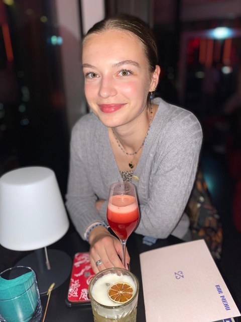 Lucie mit Aperol