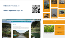 Bildschirmausschnitte aus der MoBI-aqua Website