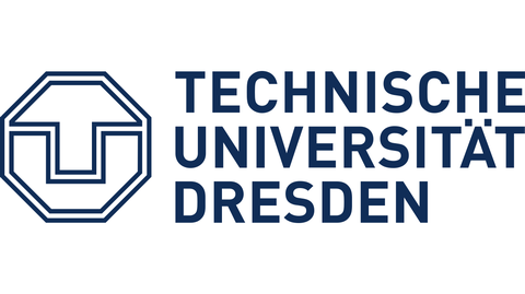 Logo TU Dresden - Schriftzug mit TU-Zeichen