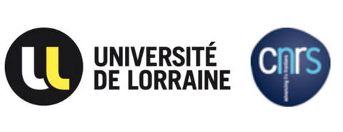 Logo und Schriftzug Université de Lorraine + CNRS