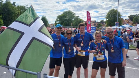 Teilnehmer des IAK am Schloss-Triathlon Moritzburg 2024