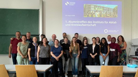erstes Alumnitreffen des Instituts für Abfall- und Kreislaufwirtschaft 2026