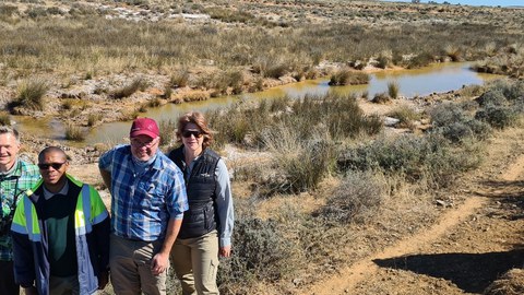 Joint excursion to typical non-perennial streams in South Africa