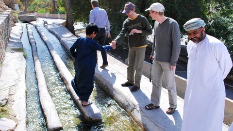 Bewässerungswasserverteiler im Oman