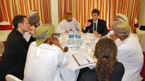 Besprechung im Oman