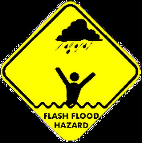 Flash Flood Sign