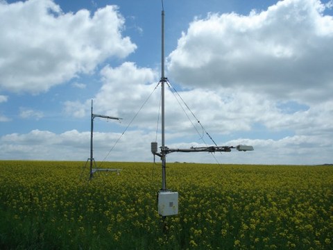 Measurements of energy, CO2, and nitrogen fluxes at cropland site Klingenberg 2010 over rapeseed