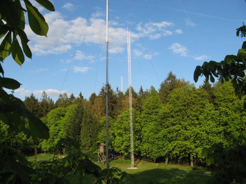 Aufbau 12 großTeleskopmast, GM 1 und GM 2