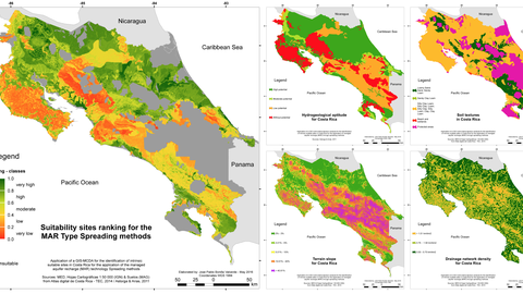 MAR suitability maps Costa Rica