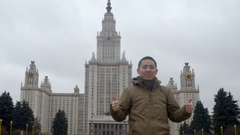 Jinxing Guo in Moskow