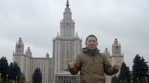 Jinxing Guo in Moskow