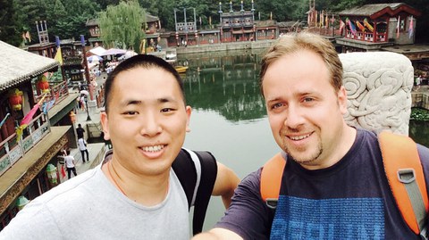 Catalin and Jinxing in Beijing