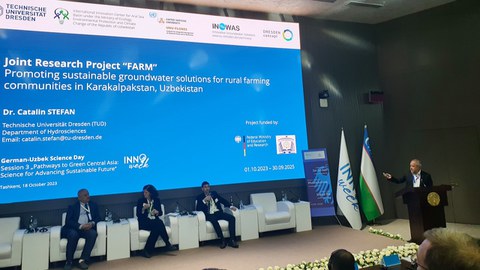 Dr. Catalin Stefan presented the project FARM at INNOWEEK in Tashkent