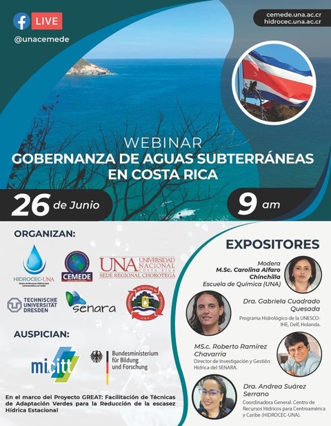 Webinar "Water Governance and Water Security in Costa Rica"