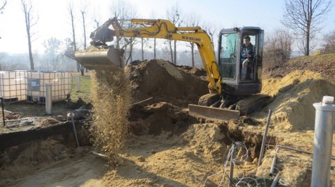 Soil change at INOWAS test field