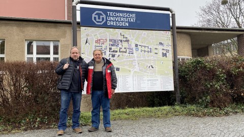 Dr. Catalin Stefan (TUD) and Eng. Jorge Iván Cifuentes (USAC) met on 9 March 2023 in Dresden with the framework of the DIGIRES project