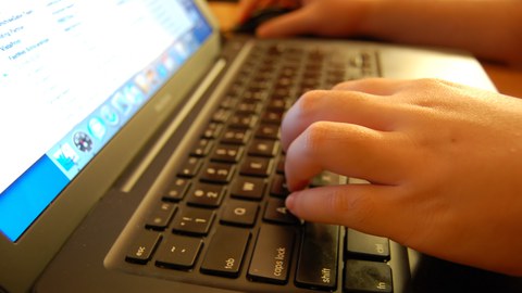 Arbeiten am Notebook