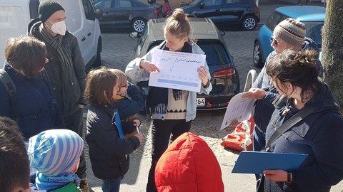 Groundwater walk in the neighbourhood, World Water Day 2022, Berlin, Germany 