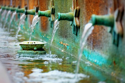 Brunnen einer Grundwasserquelle