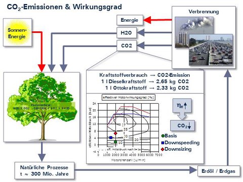 CO2-Emissionen & Wirkungsgrad