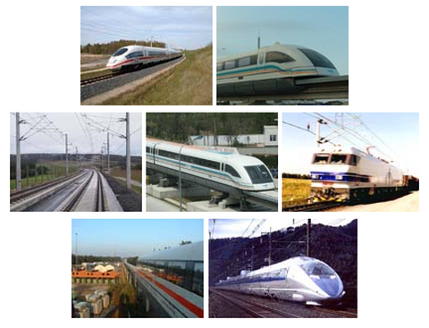 Highspeed and Maglev Trains