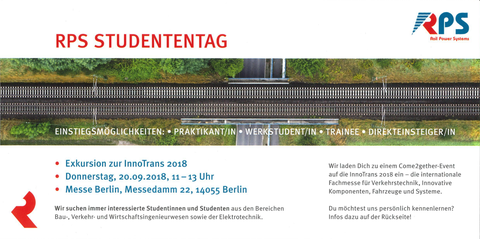 RPS Studententag Innotrans 2018