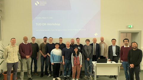 OR Workshop organized by three TUD chairs