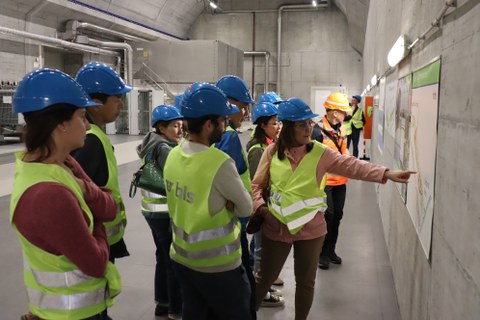 Funktionsraum im Lötschberg-Basistunnel