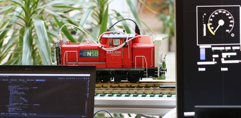 NSB-Lok auf dem ITF