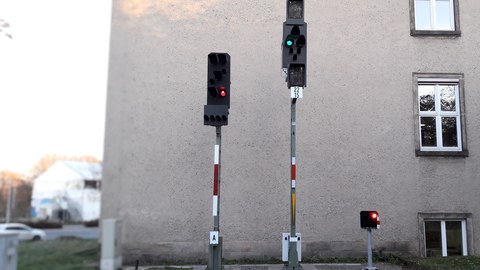 Signalgarten leuchtend