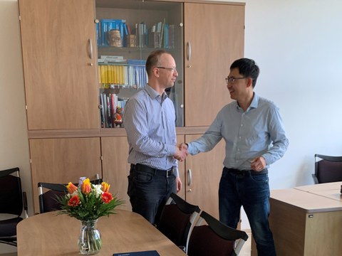 Begrüßung Duo Liu