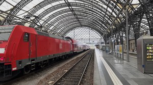 S-bahn Dresden in Hauptbahnhof