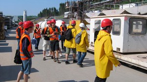 Baustellenexkursion Schlüchterner Tunnel