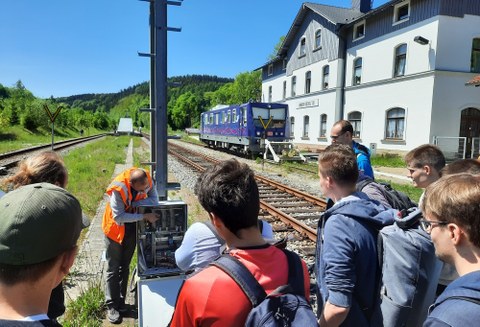 Exkursion am Signal in Annaberg-Buchholz Süd