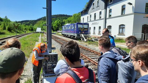 Exkursion am Signal in Annaberg-Buchholz Süd