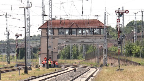 Fahrdienstleiterstellwerk von Sangerhausen