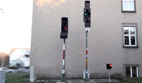 Signalgarten leuchtend