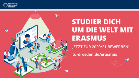 Bewerbungsphase ERASMUS für 2020/21