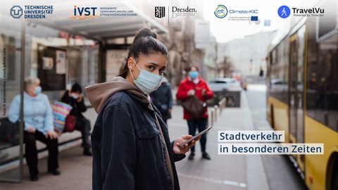 Zu sehen ist das Titelbild der zweiten Erhebung mit dem Slogan "Stadtverkehr in besonderen Zeiten"