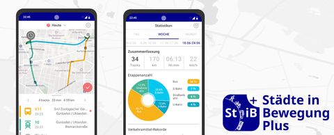 Screenshots der App