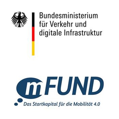 Logo von BMVI und mfund