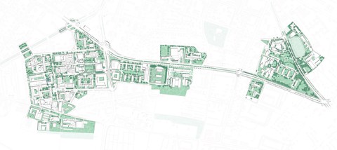 Untersuchungsgebiet Masterplan Campusgestaltung