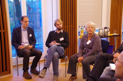 Diskussionsrunde beim Beiratstreffen
