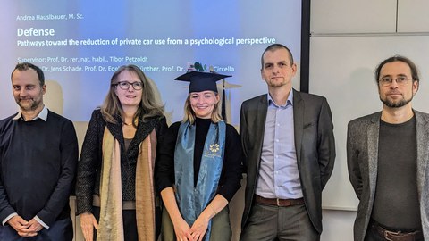 Picture of PhD defense Andrea Hauslbauer