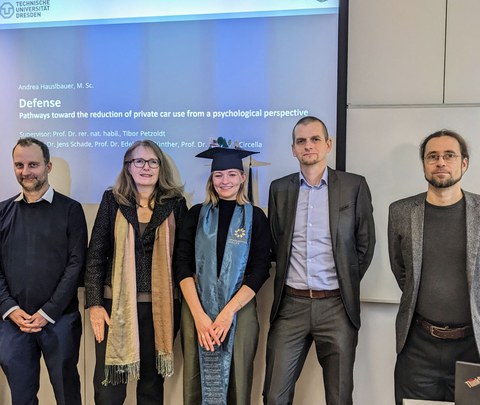 Picture of PhD defense Andrea Hauslbauer